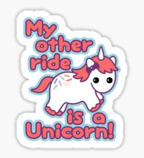 Unicorn Ride Sticker