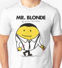 Mr. Blonde (Mr. Men versus Reservoir Dogs) Unisex T-Shirt