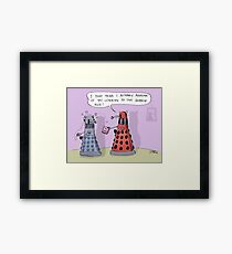 dalek who Framed Print