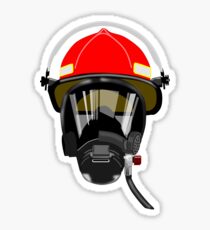 Fire fighter helmet Sticker