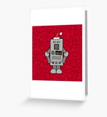 Santa Robot Greeting Card