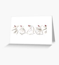 sufi lines Greeting Card