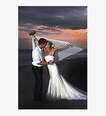 Groom and Bride Photographic Print