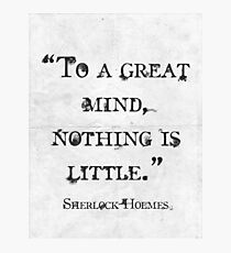 Sherlock Holmes Photographic Print