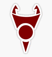 Invader Zim Irken Symbol - Stand Tall and Conquer All Sticker