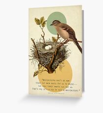To Kill A Mockingbird Greeting Card