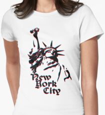 NYC Street Artist Women's Fitted T-Shirt