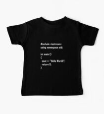 Hello World! C++ Baby Tee