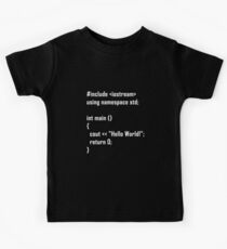 Hello World! C++ Kids Tee