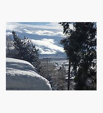 knee deep in white stuff Photographic Print