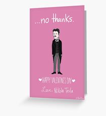 Nikola Tesla Greeting Card