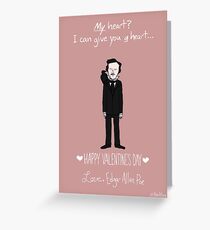 Edgar Allan Poe Greeting Card