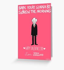 Søren Kierkegaard Greeting Card