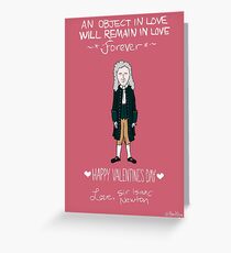 Sir Isaac Newton Greeting Card