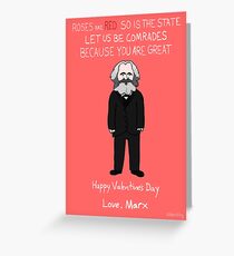 Karl Marx Greeting Card