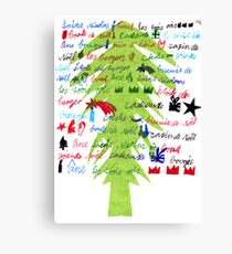 Noël, Weihnacht, Christmas Canvas Print