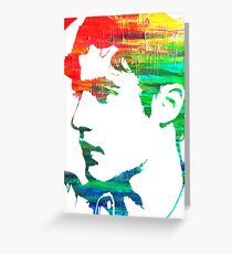 rainbow 'out' magazine Greeting Card