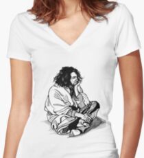 Game Grumps Dan Women's Fitted V-Neck T-Shirt