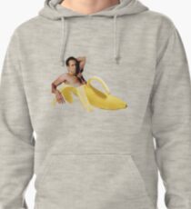 Nicolas Cage In A Banana - Original Yellow Pullover Hoodie