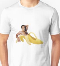 Nicolas Cage In A Banana - Original Yellow Unisex T-Shirt