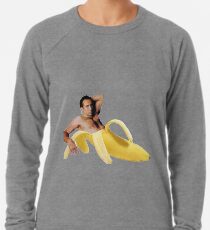 Nicolas-Käfig in einer Banane - ursprüngliches Gelb Leichter Pullover