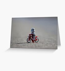 Bicycle Stormtrooper Greeting Card