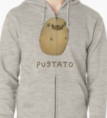 Pugtato Zipped Hoodie
