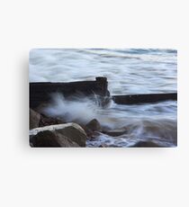Old Breakwater at Balnarring Beach Canvas Print