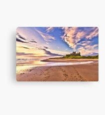 Bamburgh Sunrise Canvas Print