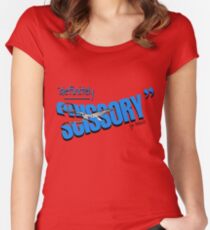 "Definitely Scissory" Women's Fitted Scoop T-Shirt