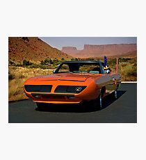 "The Roadrunner and the Plymouth" Photographic Print