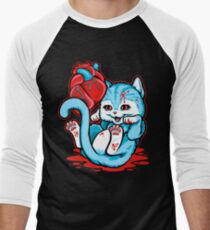 Cat Got Your Heart? Men's Baseball ¾ T-Shirt