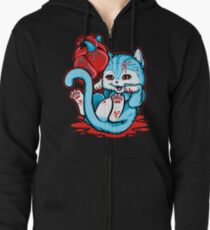 Cat Got Your Heart? Zipped Hoodie