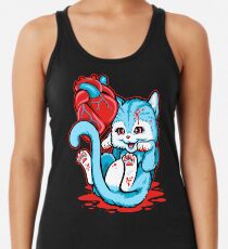 Camiseta con espalda nadadora ¿El gato tiene tu corazón?