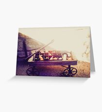Exposed Wagon Greeting Card