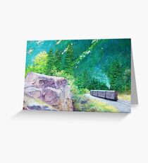 Alaska mountain pass Greeting Card
