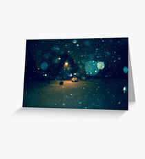 Snowstorm Greeting Card