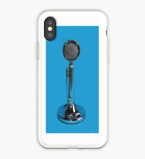 CB MIRCROPHONE D-104 SILVER EAGLE-IPHONE CASE WE'RE 10-8 STANDING BY iPhone Case