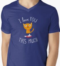 I Love You This Much Men's V-Neck T-Shirt