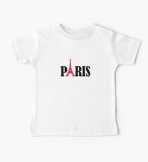 Paris Eiffel Tower Baby Tee