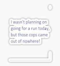 Running Sticker