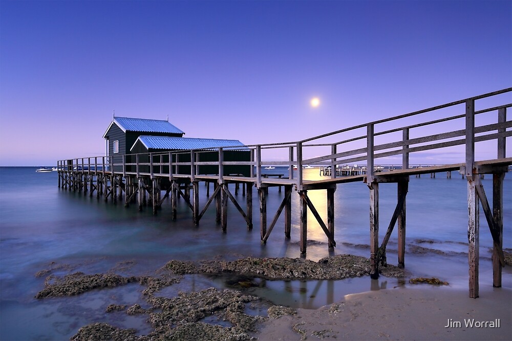 Moonrise at Shelley Beach - Portsea by Jim Worrall