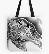Stuck in snow Tote Bag