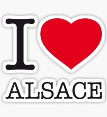 I ♥ ALSACE Sticker