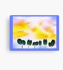 Reflections on a Pond Canvas Print