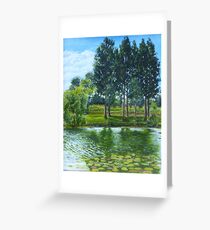 The three trees Greeting Card