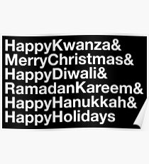 Happy Holidays Poster