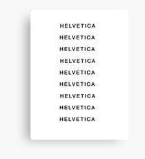 HELVETICA Canvas Print