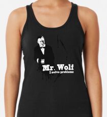 Mr. Wolf Racerback Tank Top
