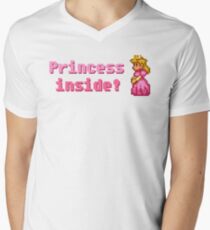 Princess inside! Men's V-Neck T-Shirt